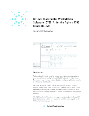 Agilent 7700 Icp Ms User Manual  Form