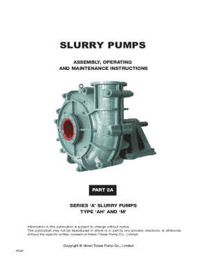 Galigher Pump Manuals  Form