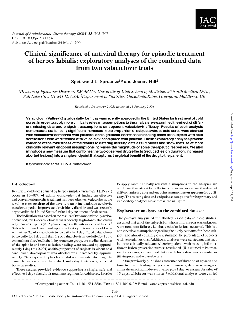 Antiviral Therapy for Filler Form