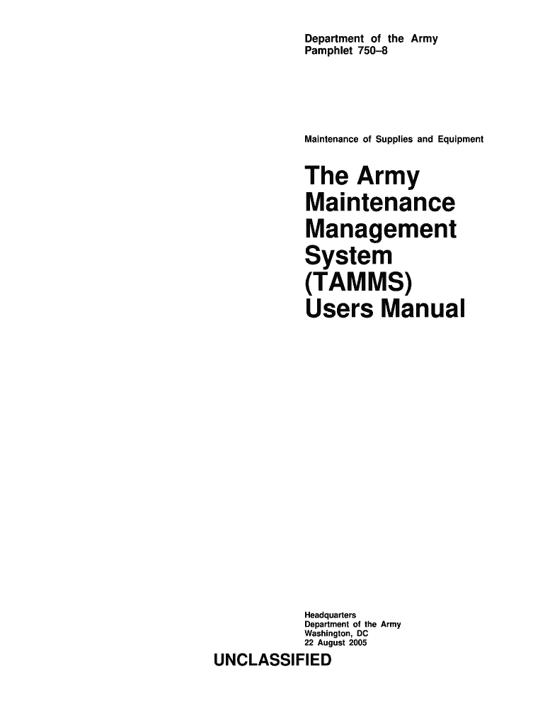 Da Pam 750 8 PDF  Form
