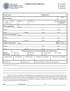  Building Permit Application 2007-2024