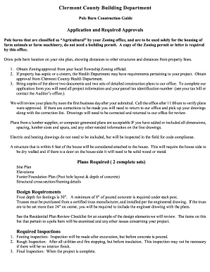 Clermont County Building Codes  Form