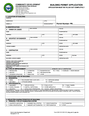 West Bloomfield Sign Permit Form