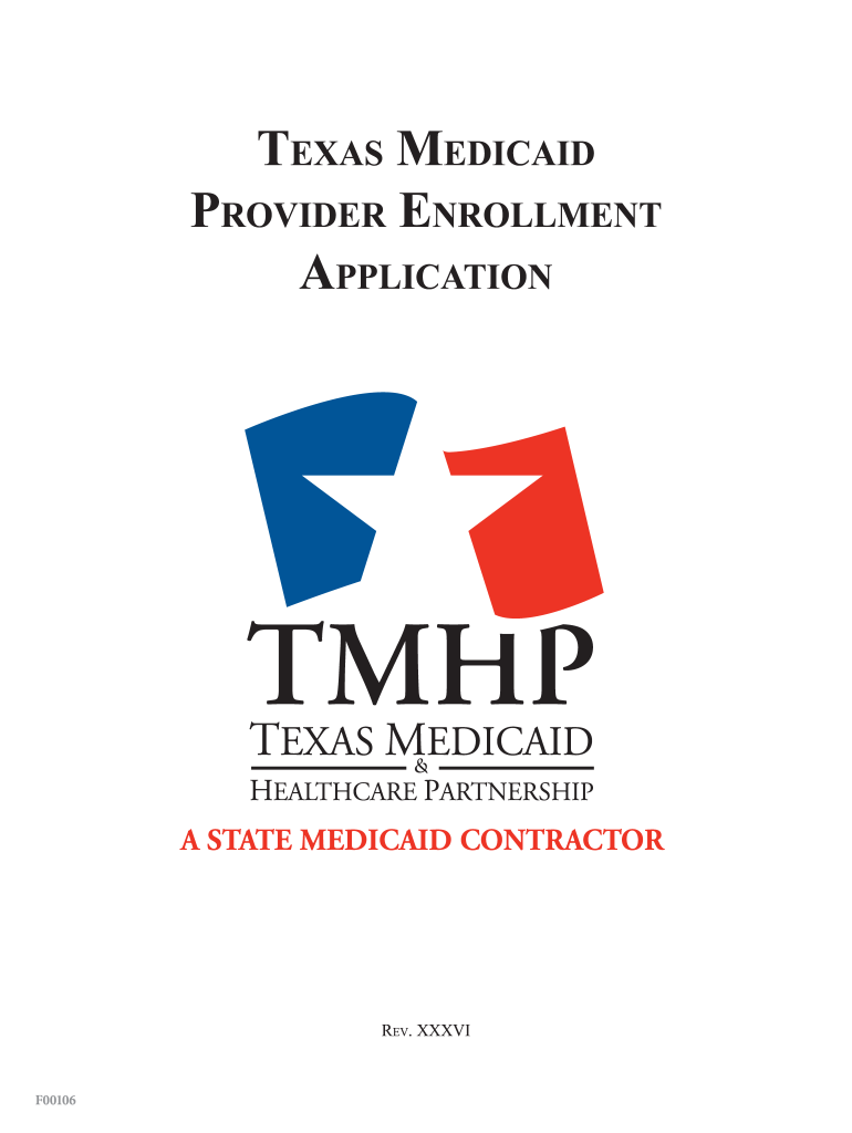 Texas Medicare Provider  Form