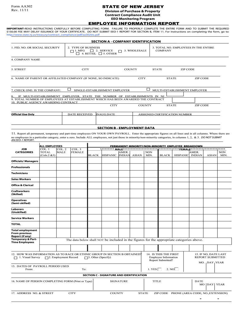 Get and Sign Aa302 2011-2022 Form