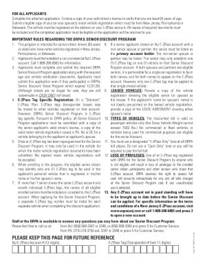 Pa Ez Pass Senior Discount Form - Fill Out and Sign Printable PDF Template  | signNow