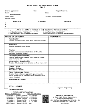 Adjudication Form