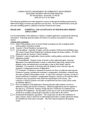 Lassen County Building Department  Form