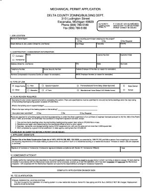 Delta County Building and Zoning  Form