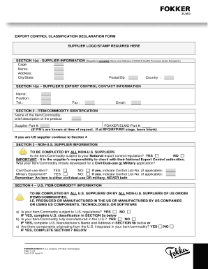 Eccd Export  Form