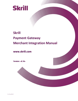Skrill Payment HTML Code  Form