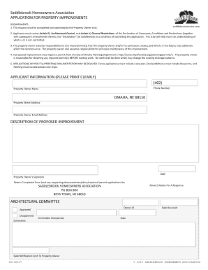 Saddlebrooke Hoa2  Form