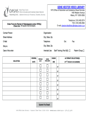 Oasas Forms