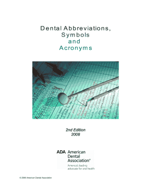 ADA Org Dental Abbreviations, Symbols and Acronyms People with the Antiphospholipid Syndrome APS Have a Tendency to Form Abnorma