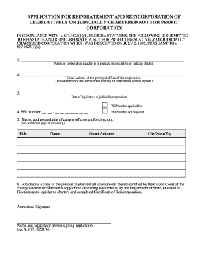  NonProfit Reincorporation Sunbiz Org Www Sunbiz Org Form Sunbiz 2000-2024