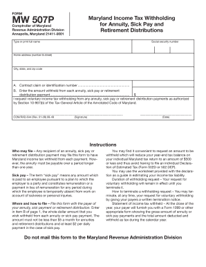 Mw 507p Form