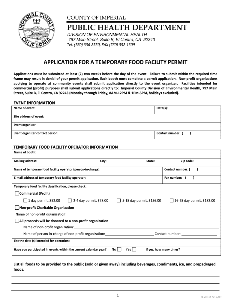 PUBLIC HEALTH DEPARTMENT  Holtville Chamber  Holtvillechamber  Form