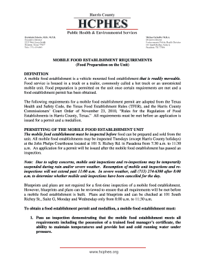 Harris County Food Trailer Inspection  Form