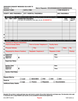 Ics 213 Rr Example  Form