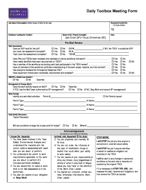 B Does the Work Activity Require an BMoCb Yosemite Epa  Form