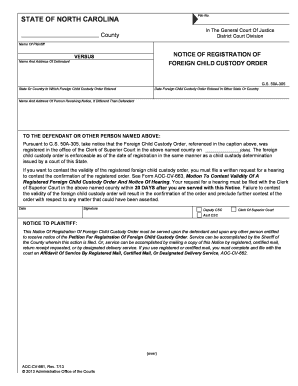 See BFormb AOC CV 663, Motion to Contest Validity of a B Nccourts