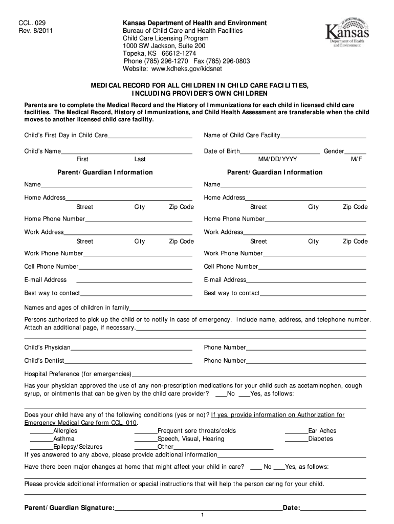  Ccl 029  Form 2011