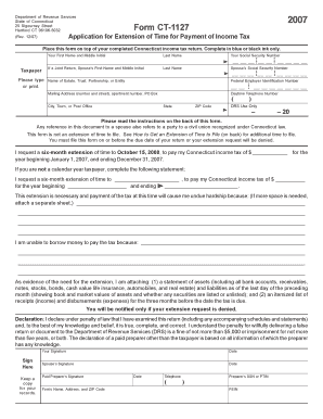 Ct 1127 Form