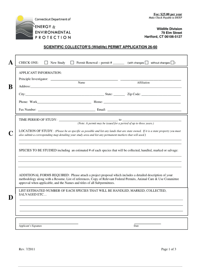 Make Check Payable to DEEP  Ct  Form