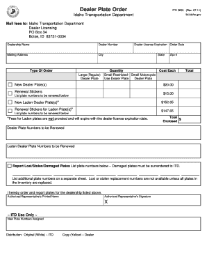 Itd3635 Form