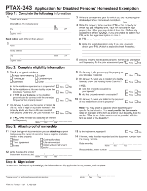 Ptax 343 Form
