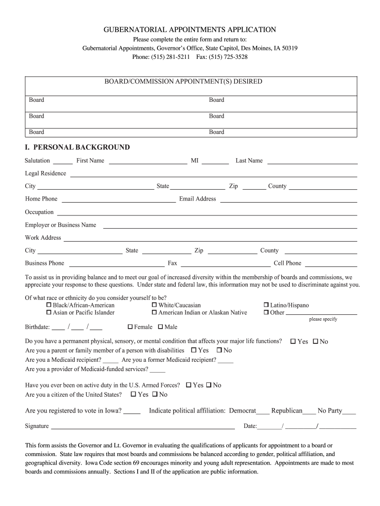 Get and Sign Fillable Iowa  Form