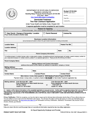 How to Apply for Germicidal License California Form