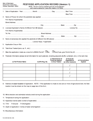 PDF Filler Wsda Agr Form 4226