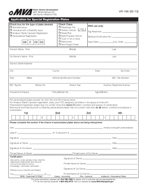 Mva Vr 164 Form