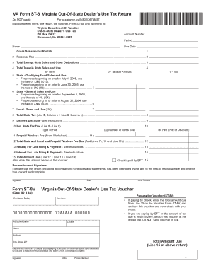 Virginia St 8  Form