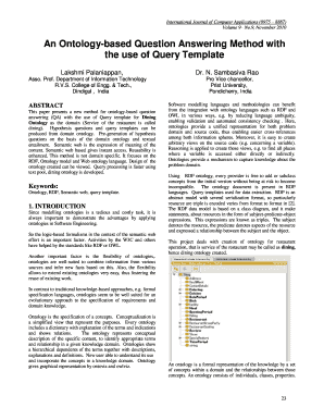 An Ontology Based Question Answering Method with  Form