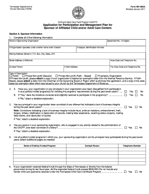 Ein Number Tn Dept of Human Services Form