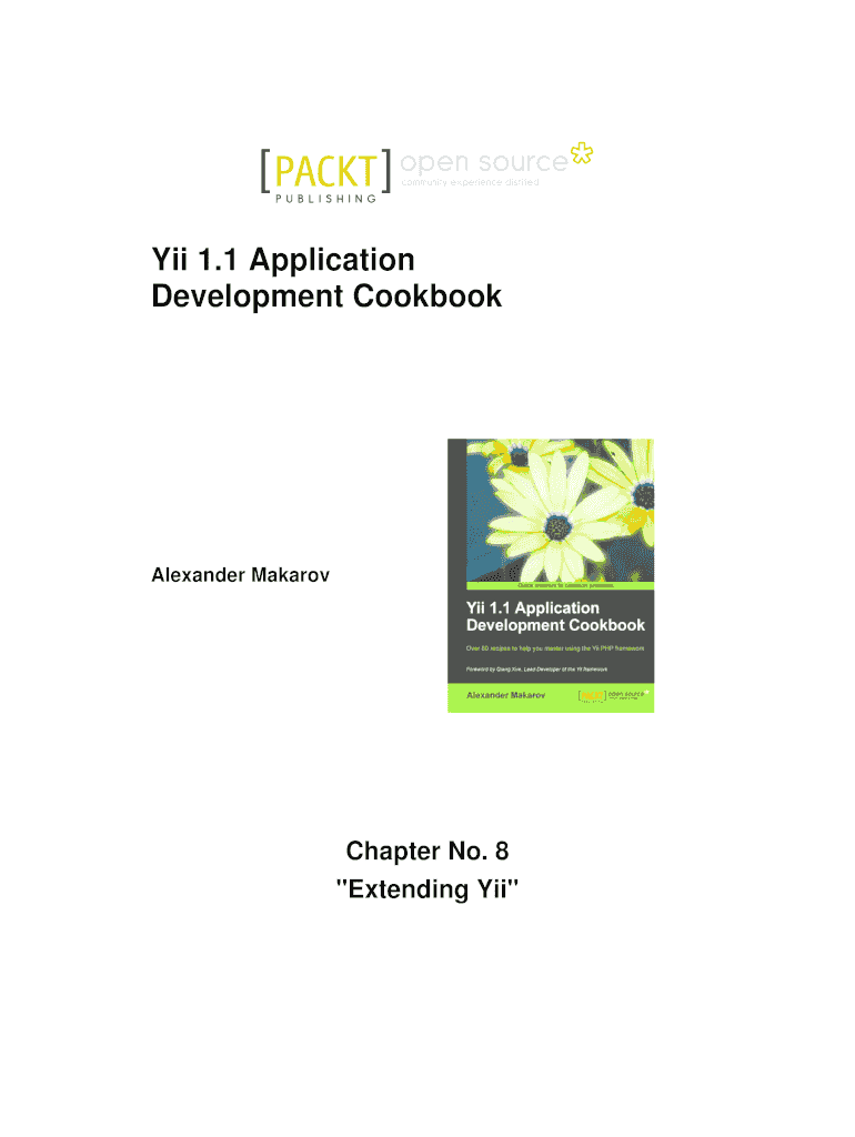 Yii 1 1 Application Development Cookbook  Form