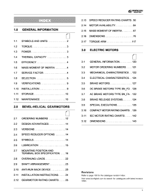 3 0 ELECTRIC MOTORS 1 0 GENERAL INFORMATION 2 0 BEVEL