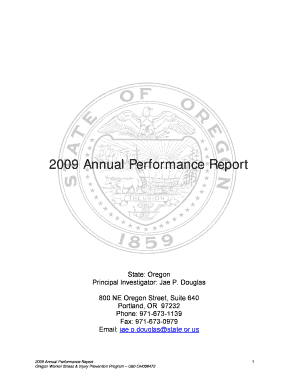 Annual Performance Report Cdc