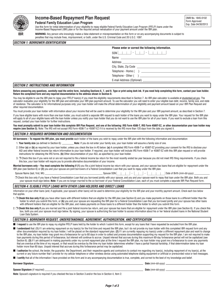 Nelnet Com Income Driven Repayment Plans  Form