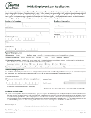 Tsp Loan Application  Form
