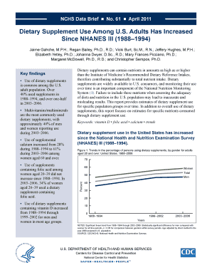 Dietary Supplement Use among U  Form