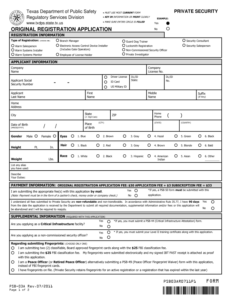 Psp 03a  Form