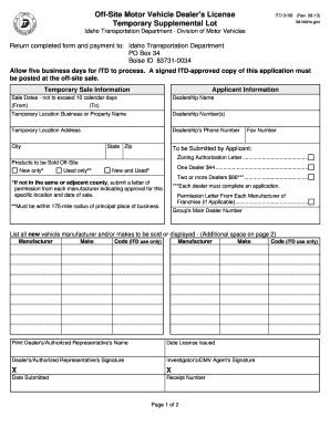 Itd3198 Form