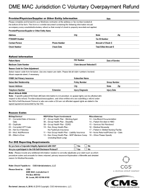 Voluntary Refund Request Form Jurisdiction C