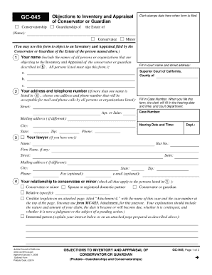 Gc 045 Form California