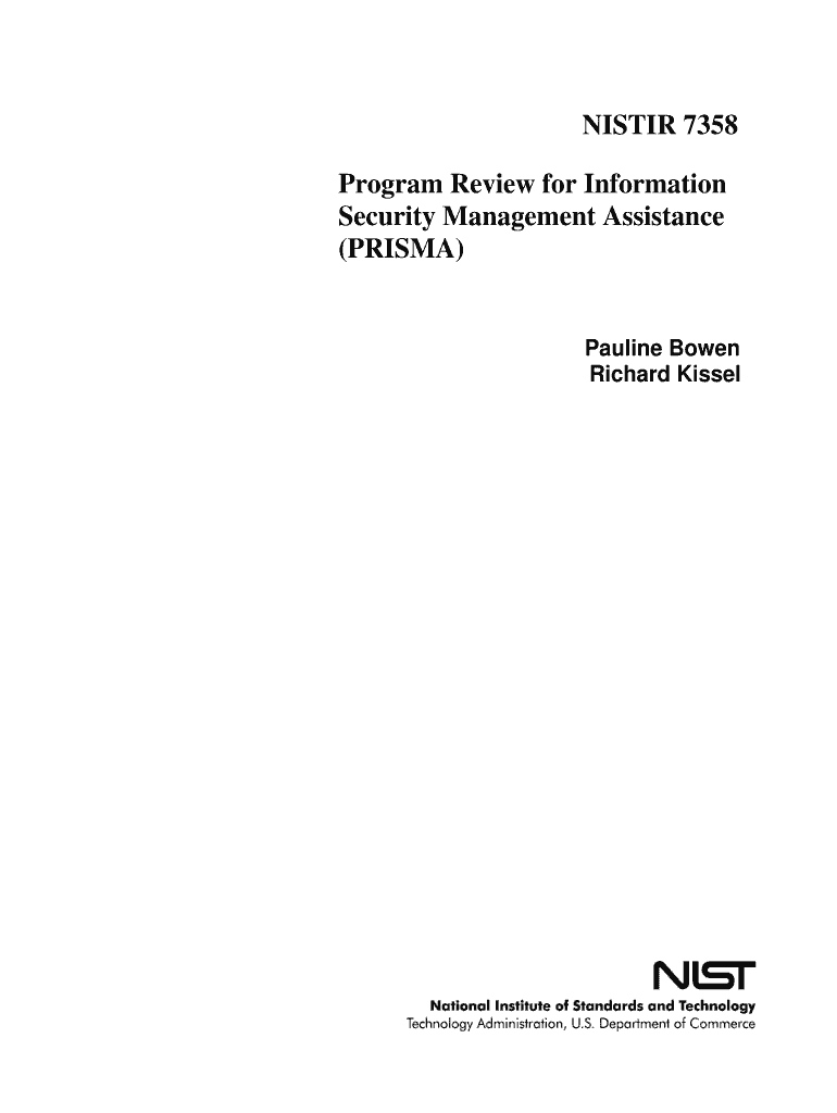 Program Review for Information Security Management Assistance
