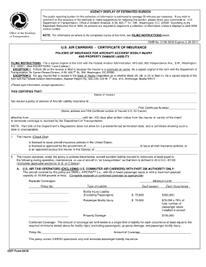 6410 Revised to Add FAA Cert # Faa  Form