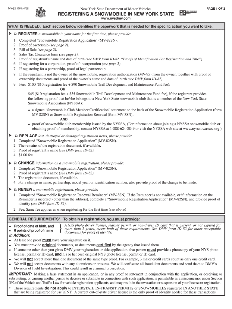 Registration Information from DMV New Page 2